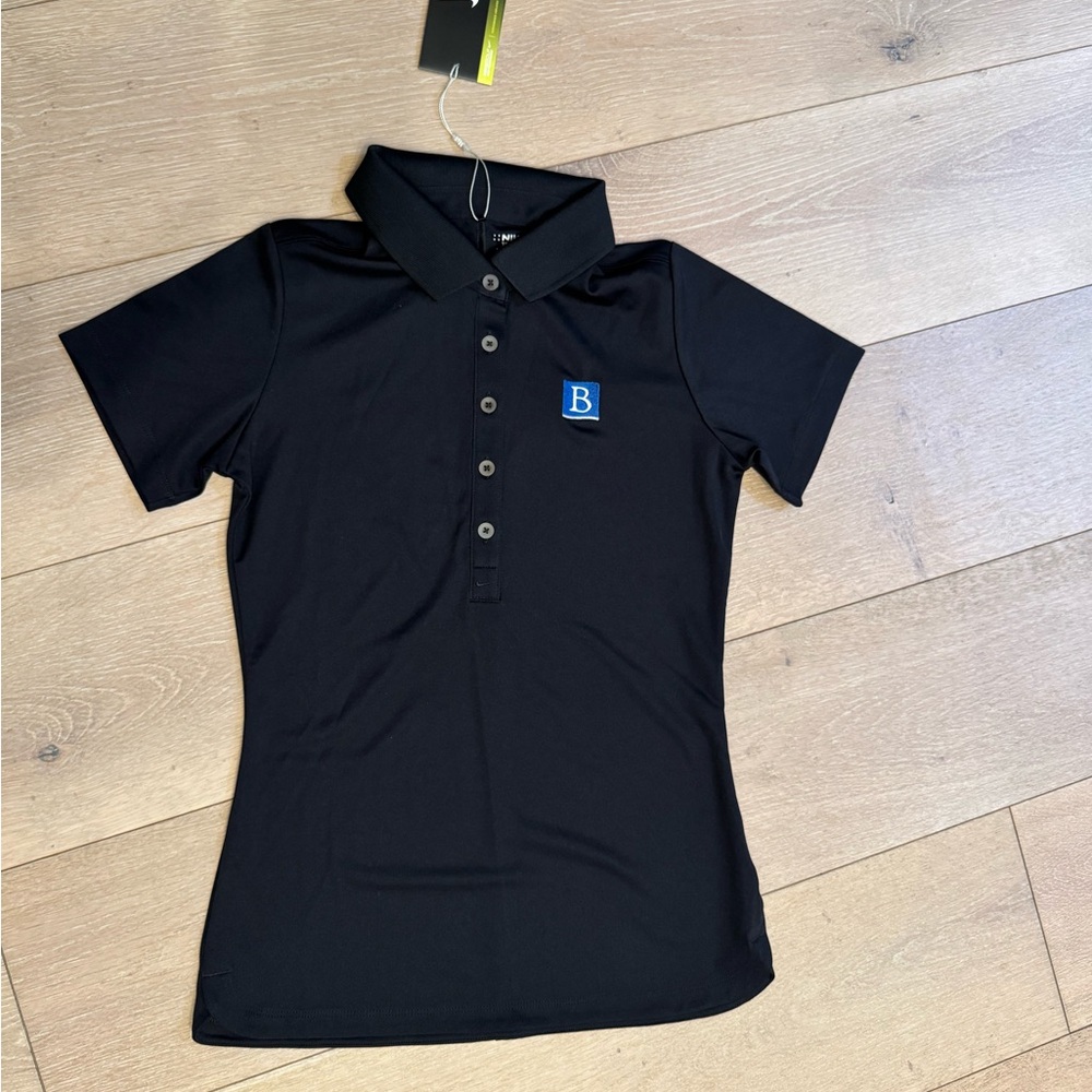 Black Golf Polo Shirt for Women